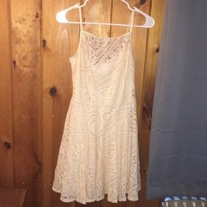 Off white short dress